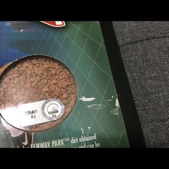 JACOBY ELLSBURY GAME USED FENWAY PARK DIRT PLAQUE BOSTON RED SOX NY YANKEES MLB - Picture 5 of 6